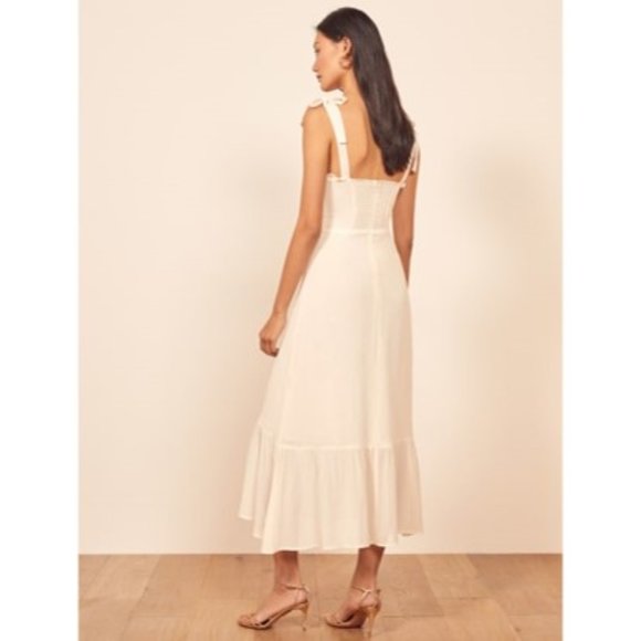 🥳🥳SALE🥳🥳 Reformation Nikita Dress in Ivory - Picture 5 of 16